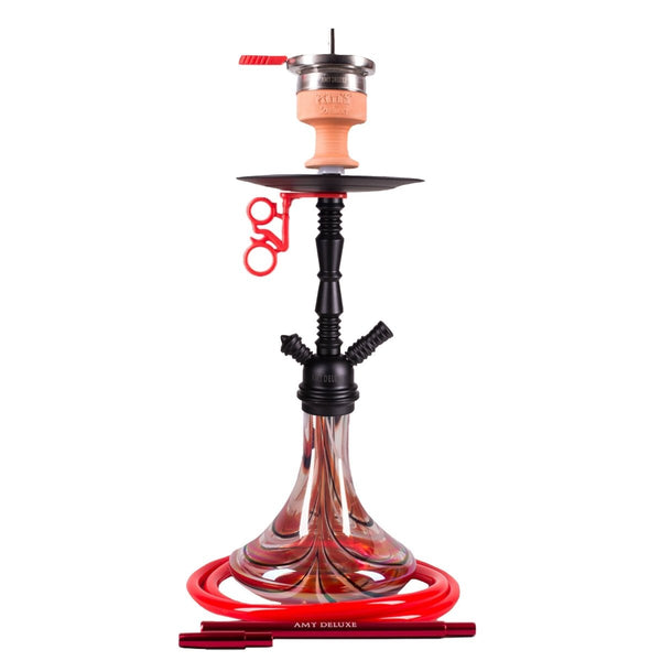 Amy Middle Zoom Vandpibe - Amy Shop - Farverig vandpibe af aluminium