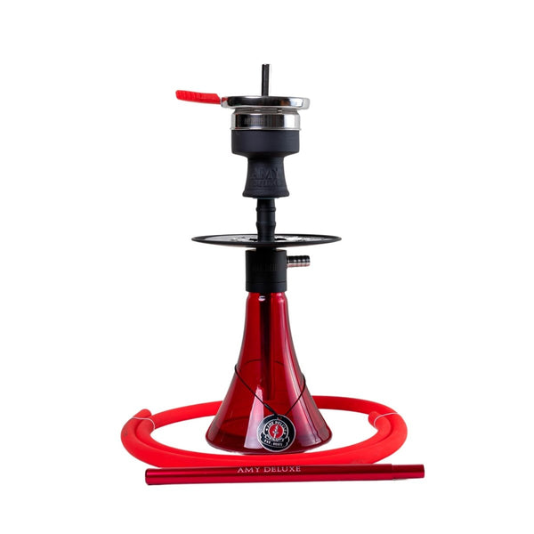 Amy Alu Cone Vandpibe - Amy Shop - Let og transportabel vandpibe af aluminium med indbygget ventil