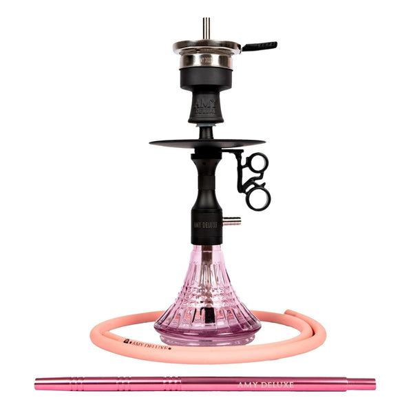 Amy Alu Cage Mini Vandpibe - Amy Shop - Let, unik og transportabel vandpibe af aluminium med indbygget ventil