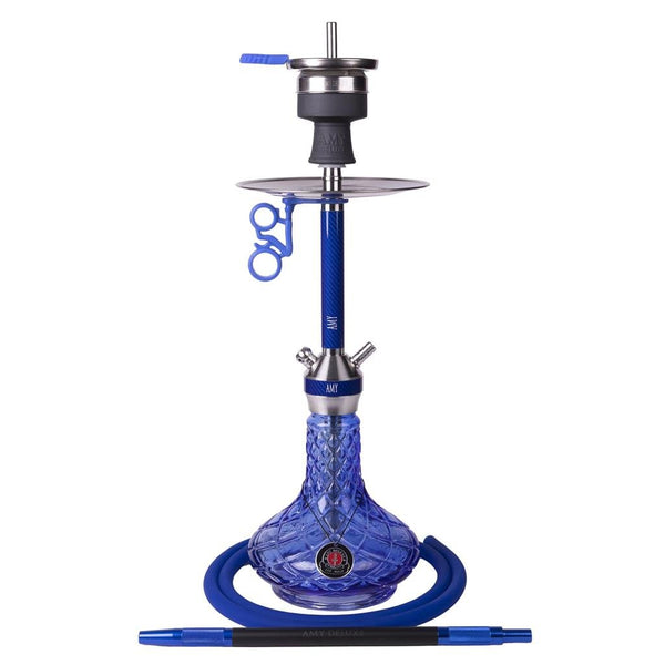 Amy Carbonica Hybrid S Vandpibe - Amy Shop - Simpel og flot vandpibe af rustfri stål med detaljer af carbon