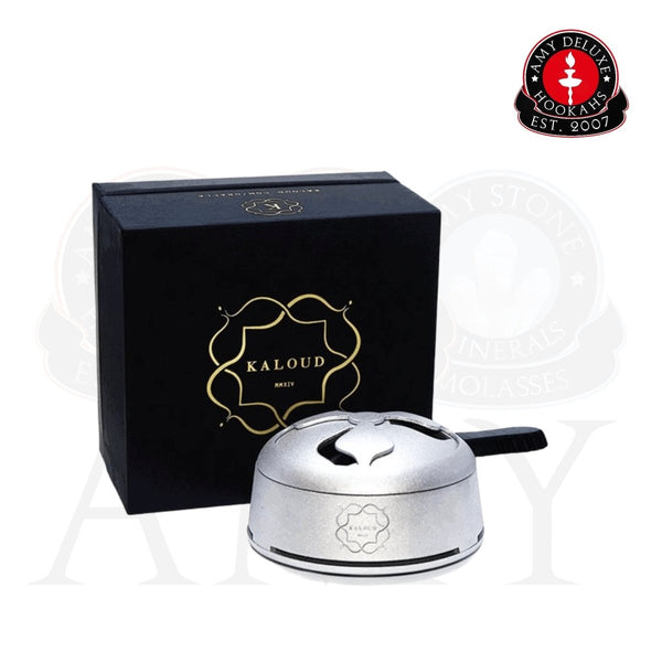Kaloud Lotus 1+ Heat Management Device - Amy Shop - Varmeregulator til vandpibe i sølv farve med mat finish