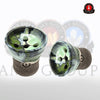 Kolos Mita - Glazed Black Green - Amy Shop - Keramisk hoved til vandpibe I sort og grøn