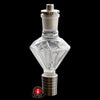 Molassefanger Af Glas - Amy Shop - Tobaksfanger til vandpibe, formet som en diamant og lavet af glas