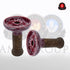 Oblako Phunnel L - Glazed Marble Purple - Amy Shop -  Keramisk phunnel hoved til vandpibe i lilla