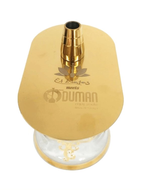 ODUMAN N2 TRAVEL LIMITED EDITION VANDPIBE - Amy Shop - Amy Shop - Lille guldfarvet vandpibe med tilhørende transporttaske