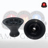 Phunnel Hoved - 112 - Amy Shop - Glaseret phunnel hoved til vandpibe i sort